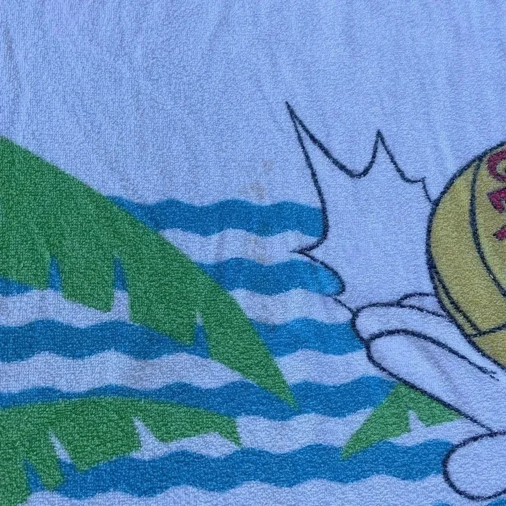Vintage Disney Mickey Mouse Franco Get Vertical Volleyball Cotton Beach Towel - Picture 4 of 6